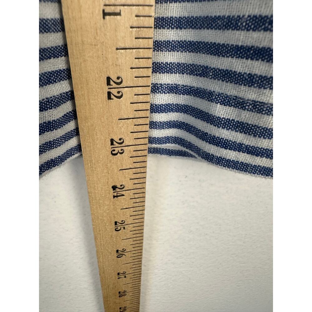 J.Crew Women's striped cotton-linen knee length skirt Size Medium - Picture 5 of 5